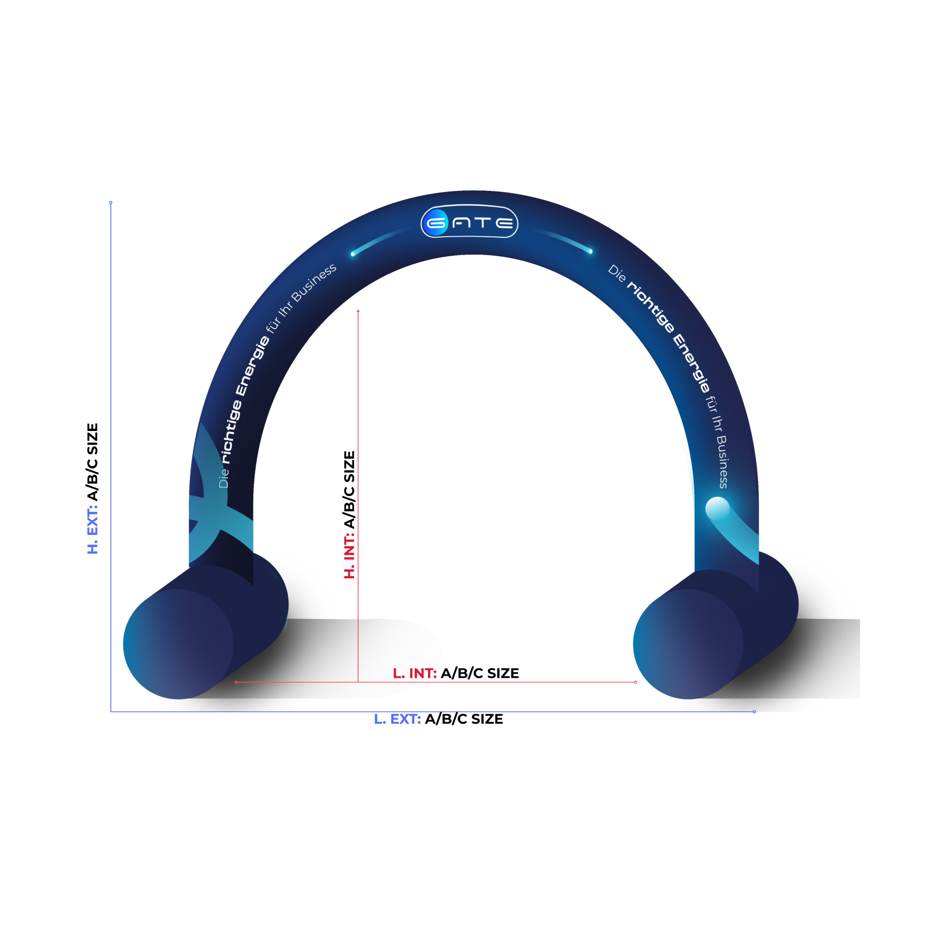 Arco Gonfiabile Modello Curve