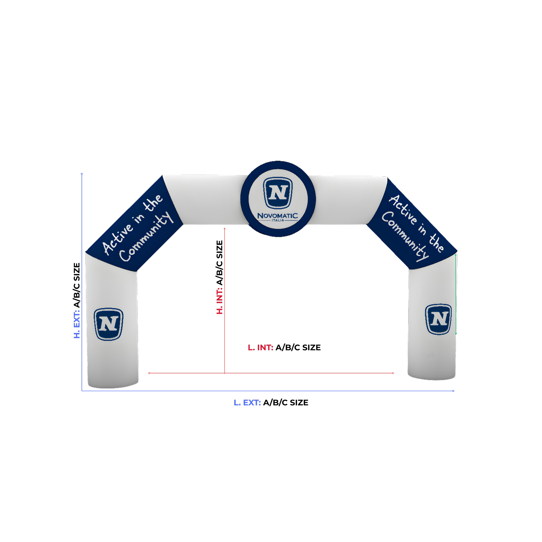 Arco Gonfiabile Modello Shield